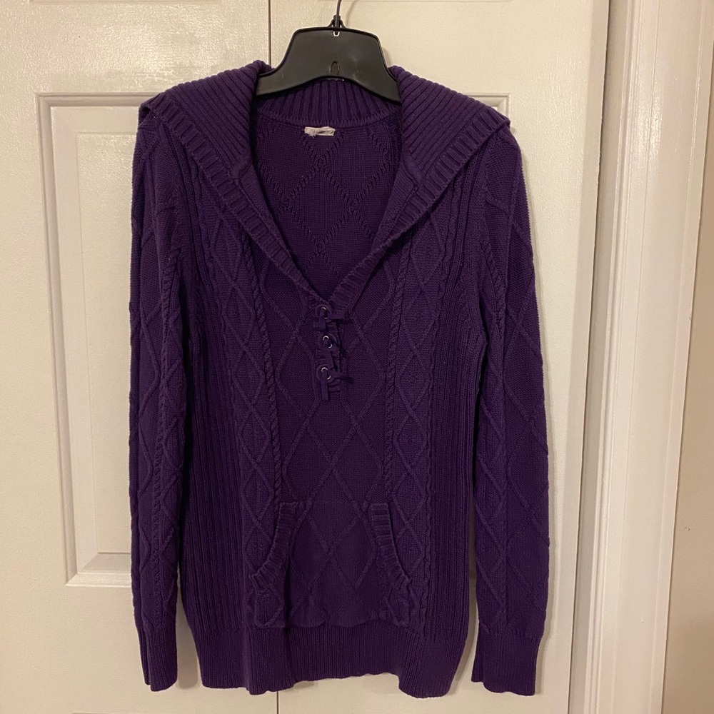Lane Bryant purple sweater